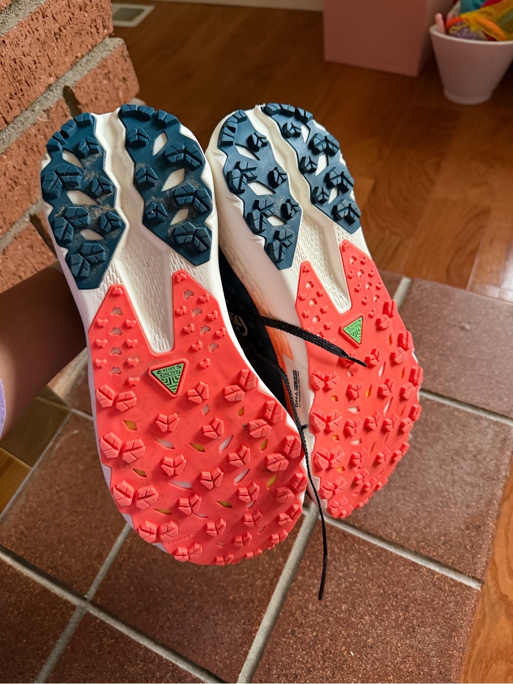 Brooks men's Sneakers - Teal, Coral & Yellow Accents - Picture 5 of 5